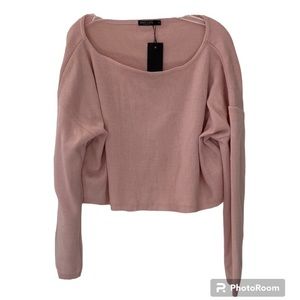 Nasty Gal Pink Sweater New With Tags Size Small